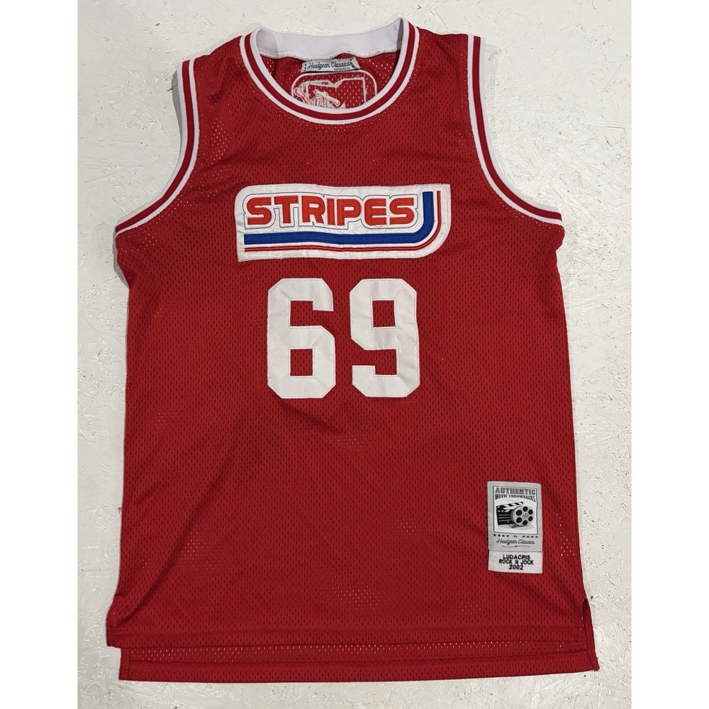 Vintage Ludacris Rock N Jock 2002 Basketball Jersey Mens M MTV Headgear Classics